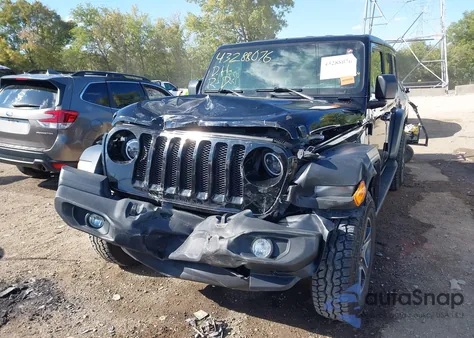 2020 Jeep Wrangler Unlimited Sport S 4X4 z USA, uszkodzony, nr VIN 1C4HJXDG0LW341061